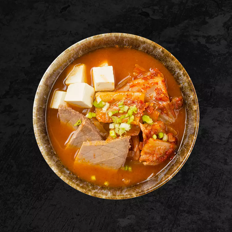 Кимчи тиге с говядиной