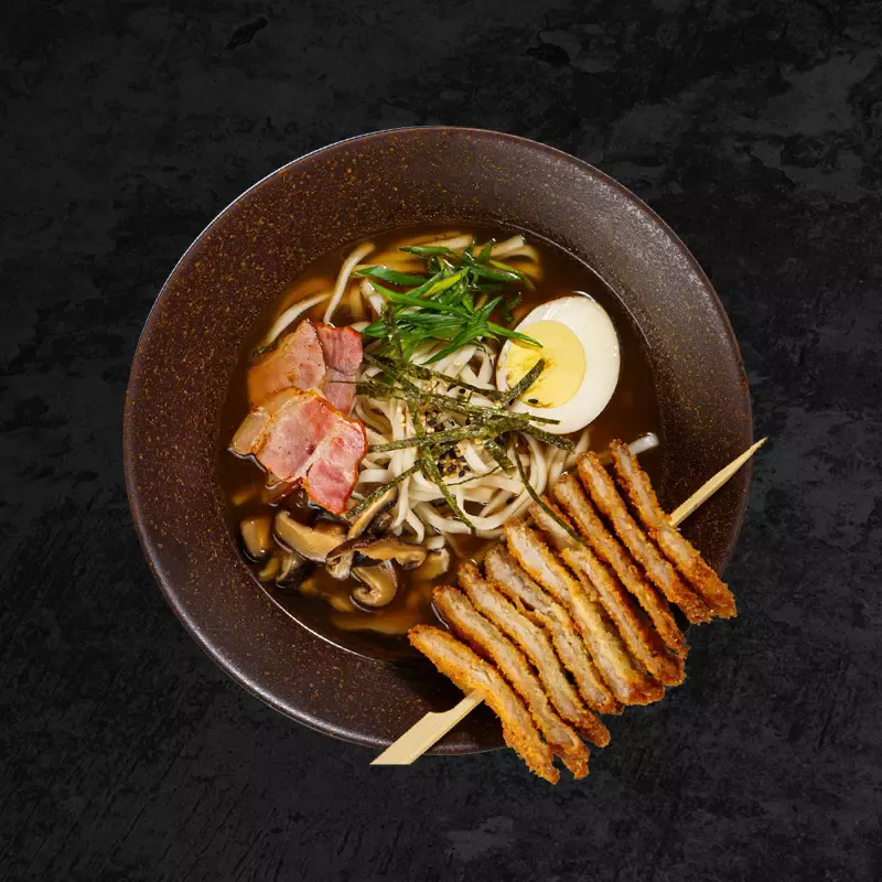 Рамен с тонкацу