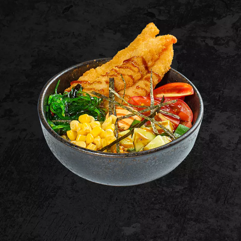 Поке с креветками