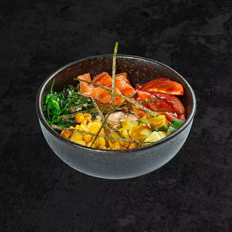 Поке с лососем