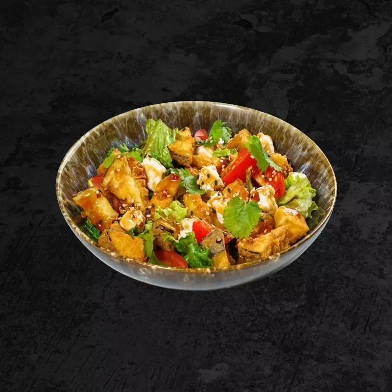 Салат с баклажанами