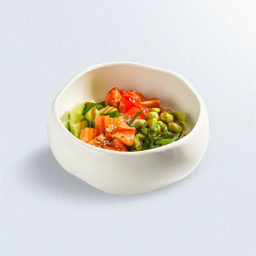 Поке-боул с лососем