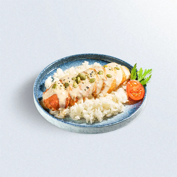 Куриная грудка су-вид под ореховым соусом