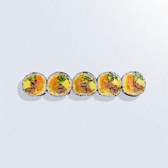 Кимпаб с  томленой говядиной