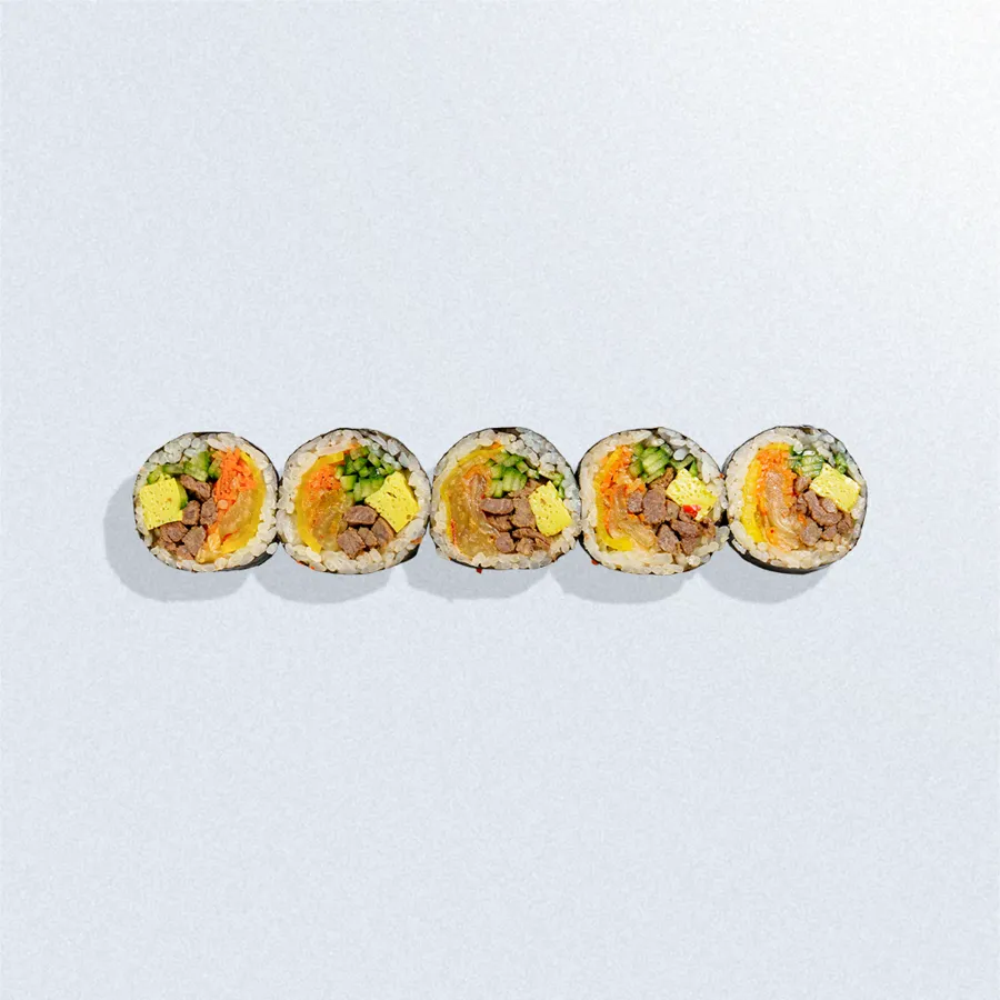 Кимпаб с  томленой говядиной