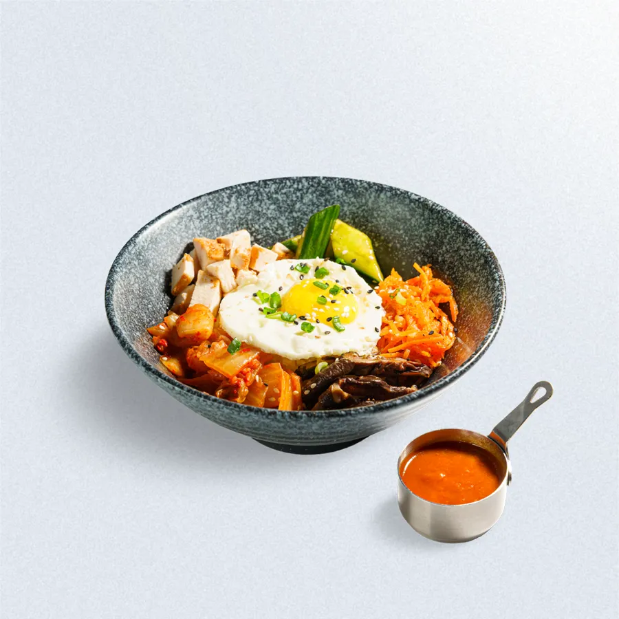 Пибимпаб с куриным филе