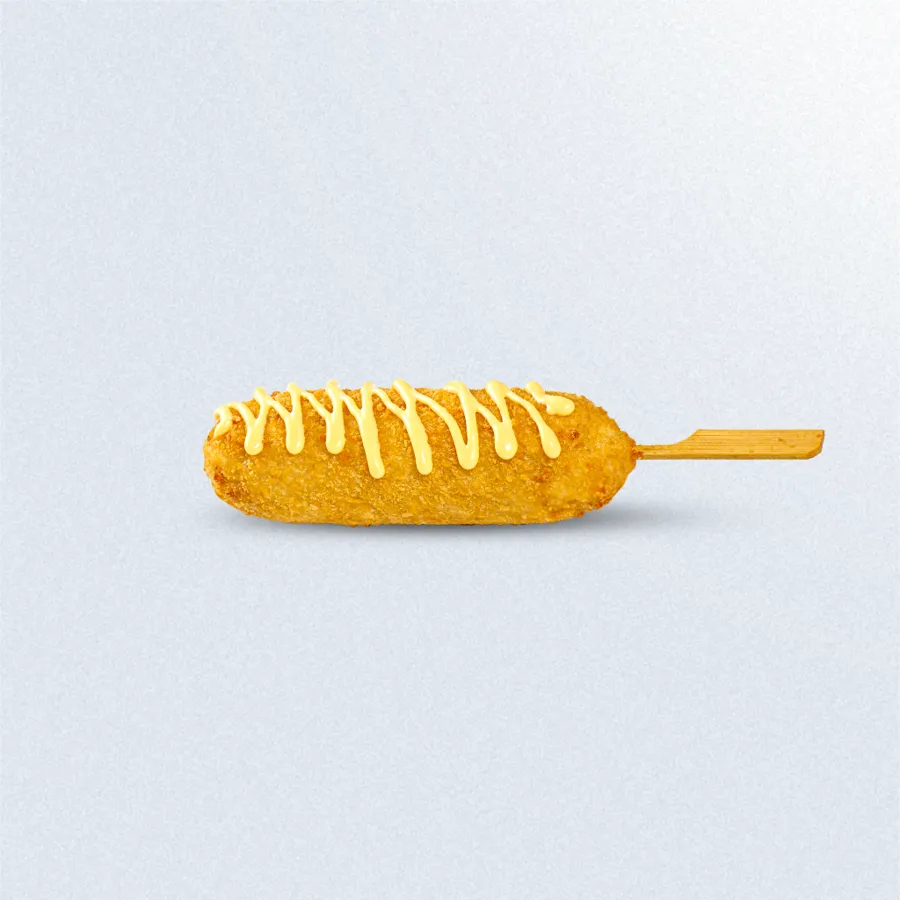 Корн дог с сосиской и сыром