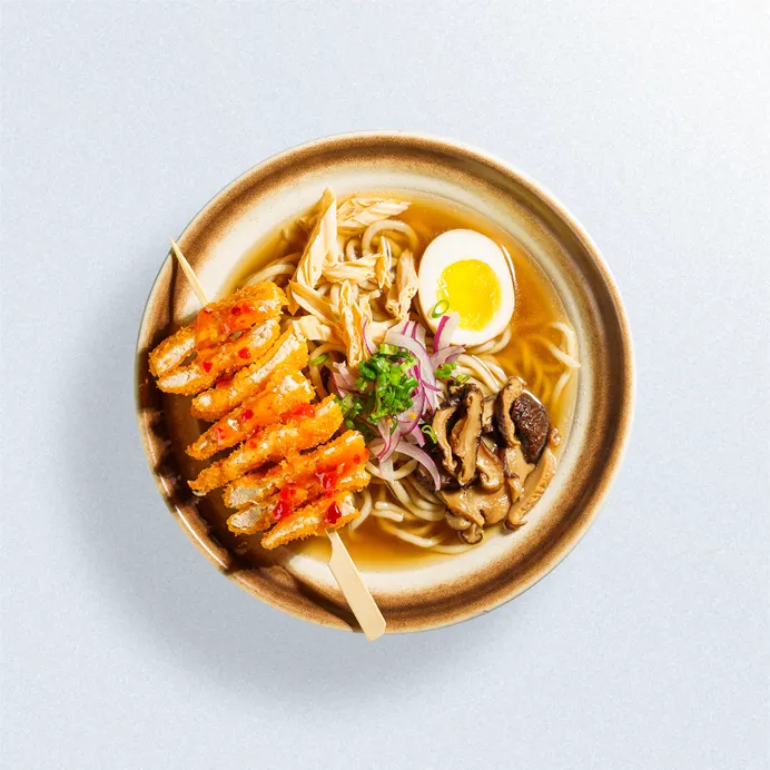 Рамен с курицей "кацу"