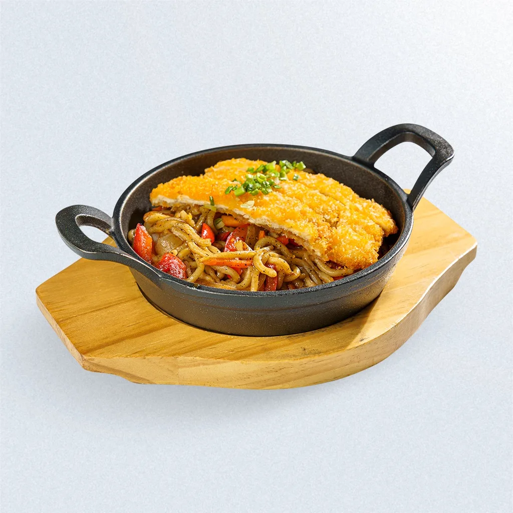 Рамен на жаровни с курицей кацу б/л