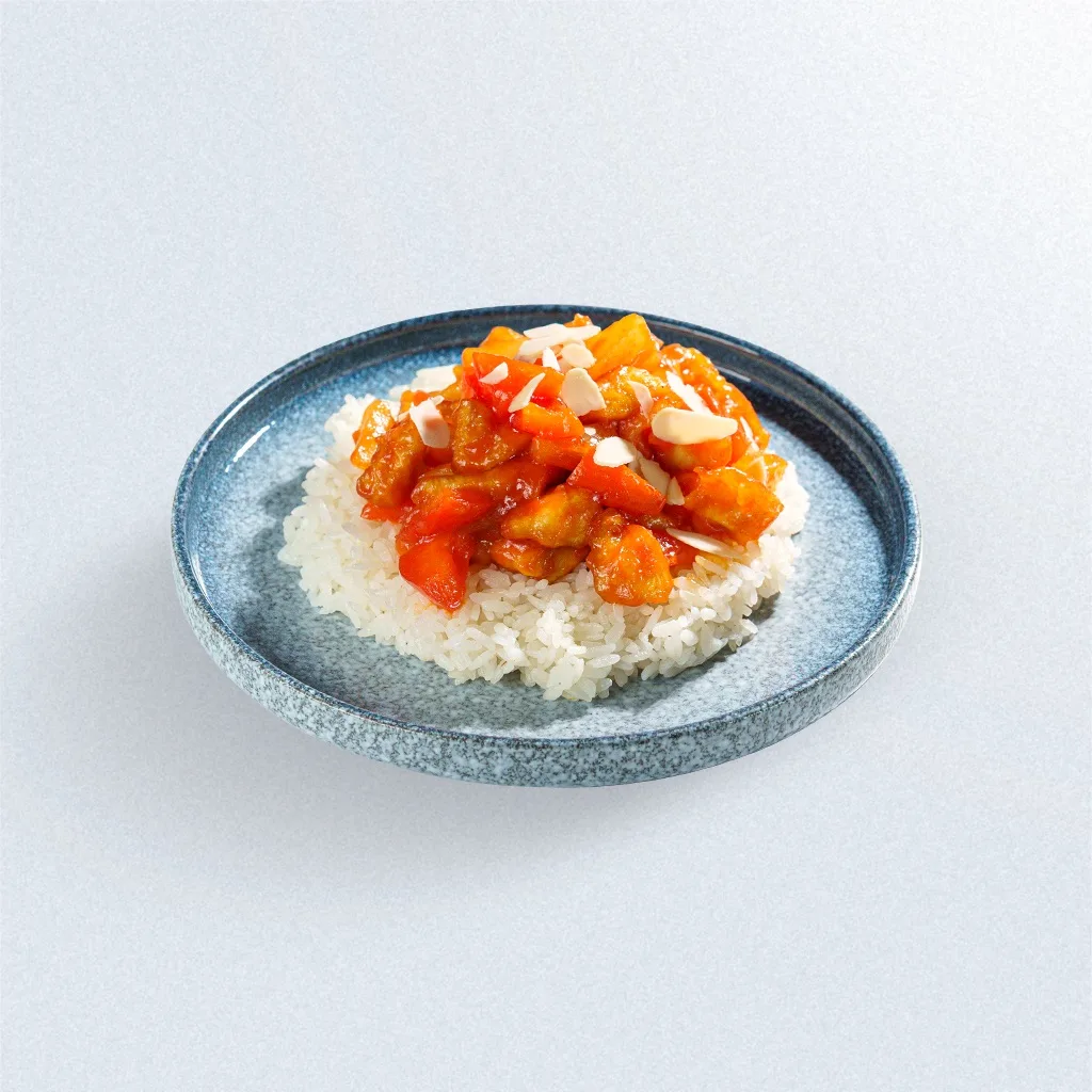 Курочка Гунбао с рисом б/л