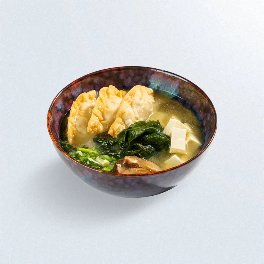 Мисо суп с дамплингами б/л